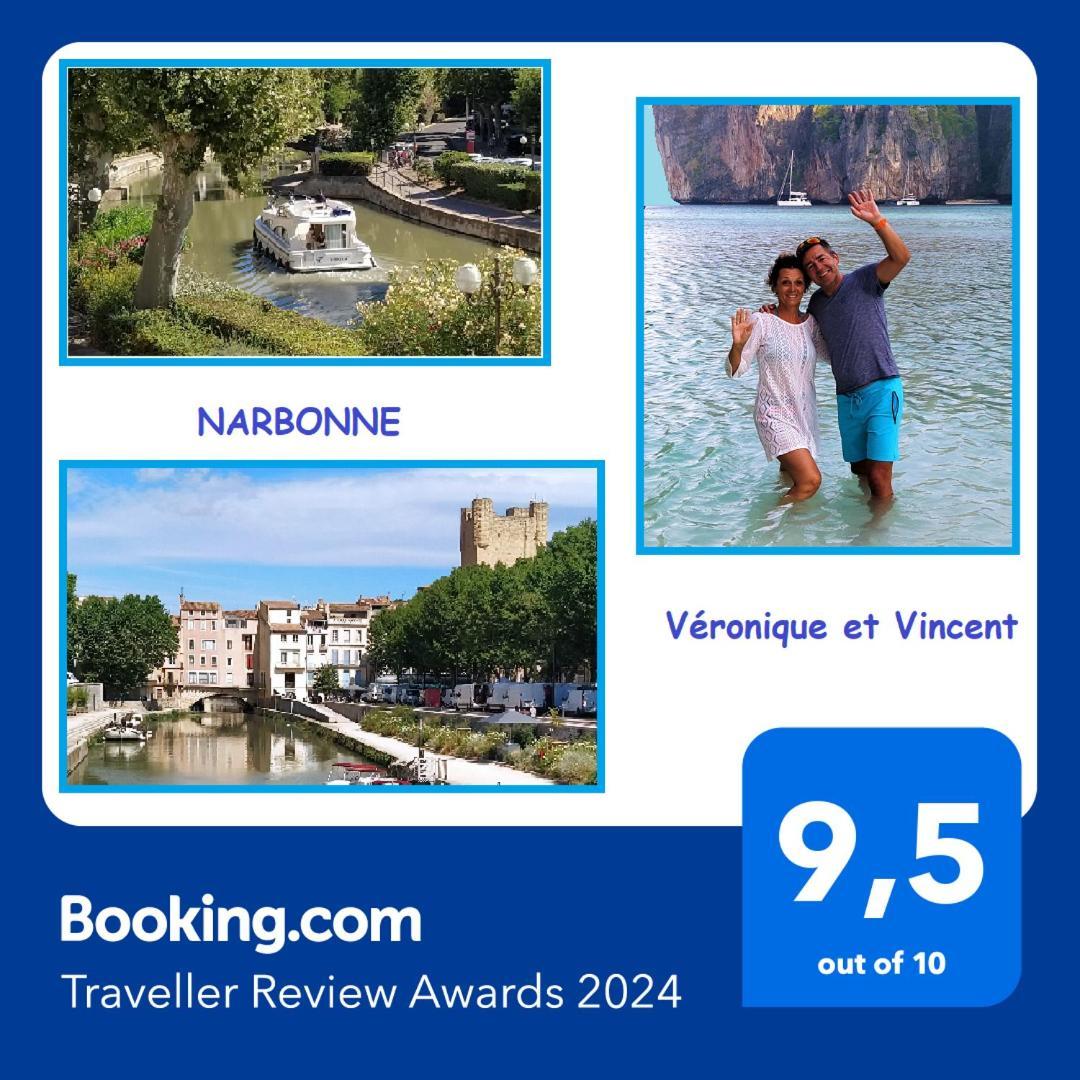 Appartement Avec Balcon, Bord Du Canal, Wifi. Narbonne Extérieur photo